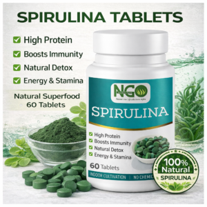 Spirulina Tablets (500 mg)